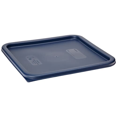 Cambro Square Food Container with Lid, SFC12, Blue
