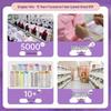 50-Piece Disposable Lip Brush Set - Portable Mini Lip Gloss Applicators for Makeup