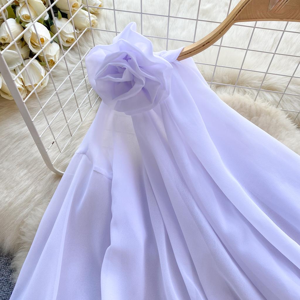 Nové jaro 2024 Elegantní tenká kancelářská halenka Ženy Šikmý límec mimo ramena Sexy topy Dámské Francie Jednobarevné módní design Šifonové topy