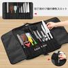 SAMDEW Knife Case, Holds 17 Knives, Portable Knife Bag, Knife Storage Case