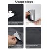 13Pcs/Set Self-Adhesive Leather Upholstery For Car Seat Sofa Chair Black Leather Repair Patch Refurbish Hole Artificial Stickers