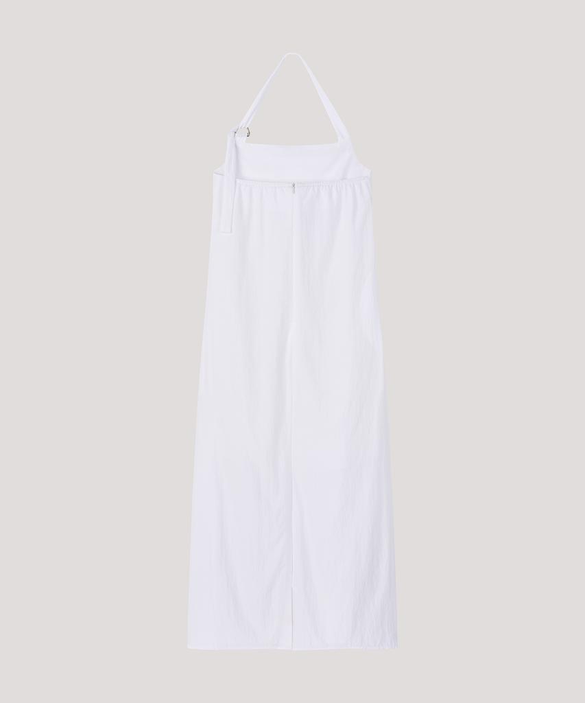 Deolil Halterneck Dress_Ivory