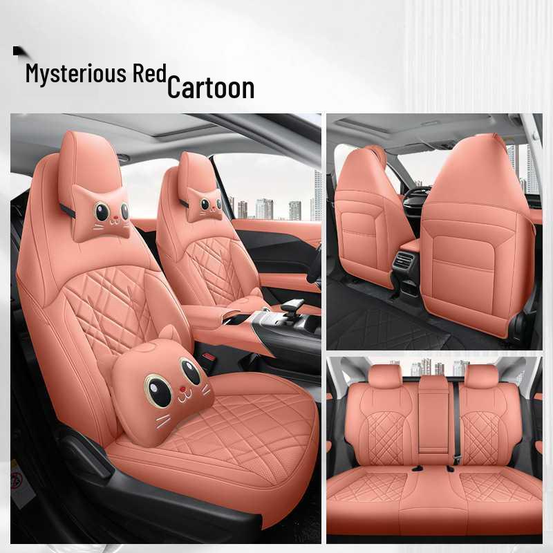 Changan Eado Perforated Leather Car Seat Cushion for Five Seats, All-Season