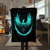 Sparkling Phoenix  Print Flannel Blanket, High quality Comfortable for All Seasons, Home Decor, Warmth and Comfort