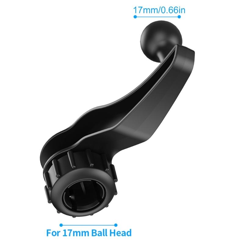 Dead Angle Adapter Bracket Extender 17mm Head Bracket Extension Rod for Car Air Outlet Phone Stand Rotating