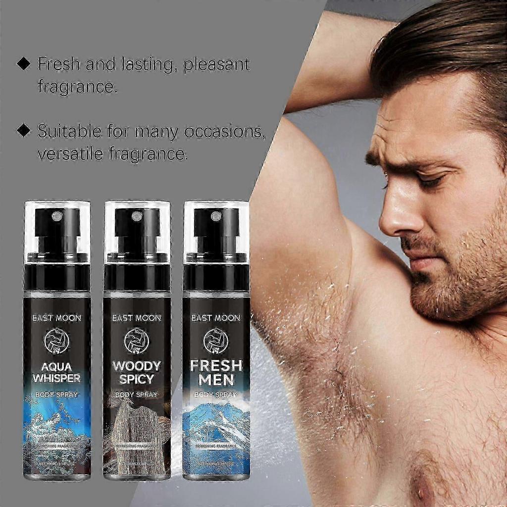 Eastmoon Men's Body Spray Series Refreshing Deodorant Lasting Fragrance Portable Elegant Fresh Niche
