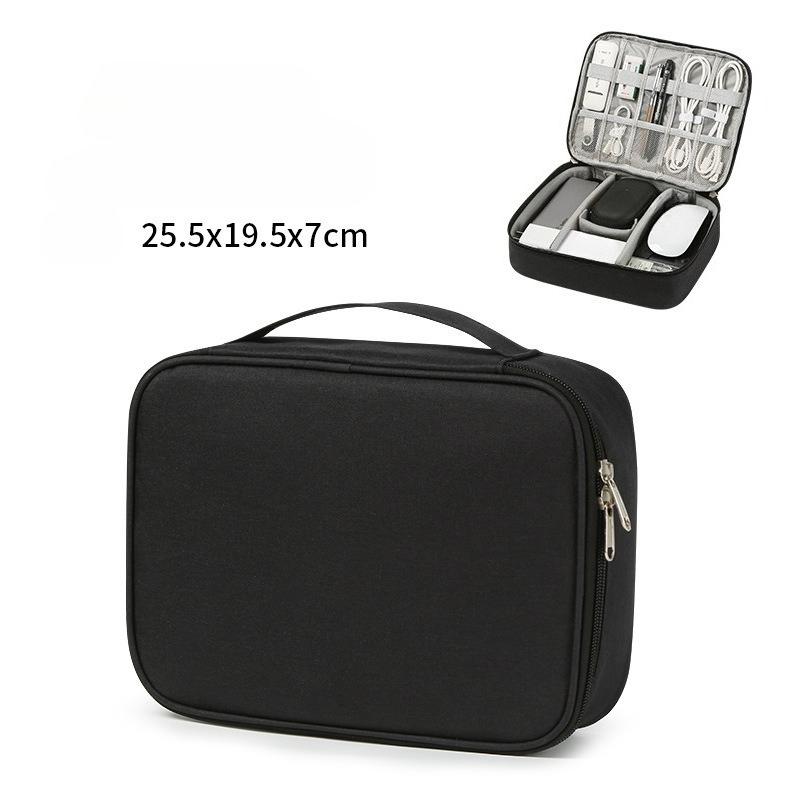 Portable USB Data Line Charger Storage Bag Travel Cable Organizer Waterproof Cable Storage Bag Digital Electronic Organizer