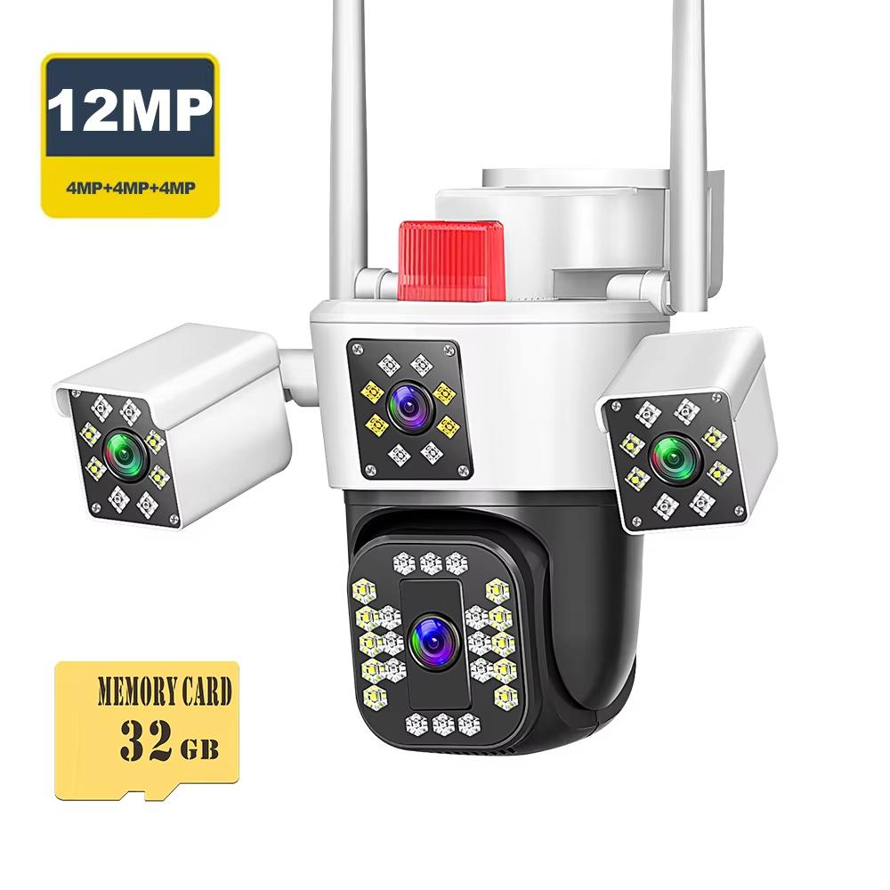 LS VISION IPC360 HOME 6K 12MP Lens Screens Wifi PTZ Camera