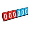 WEZHOpu Leather 6-Digit Flip Scoreboard Set
