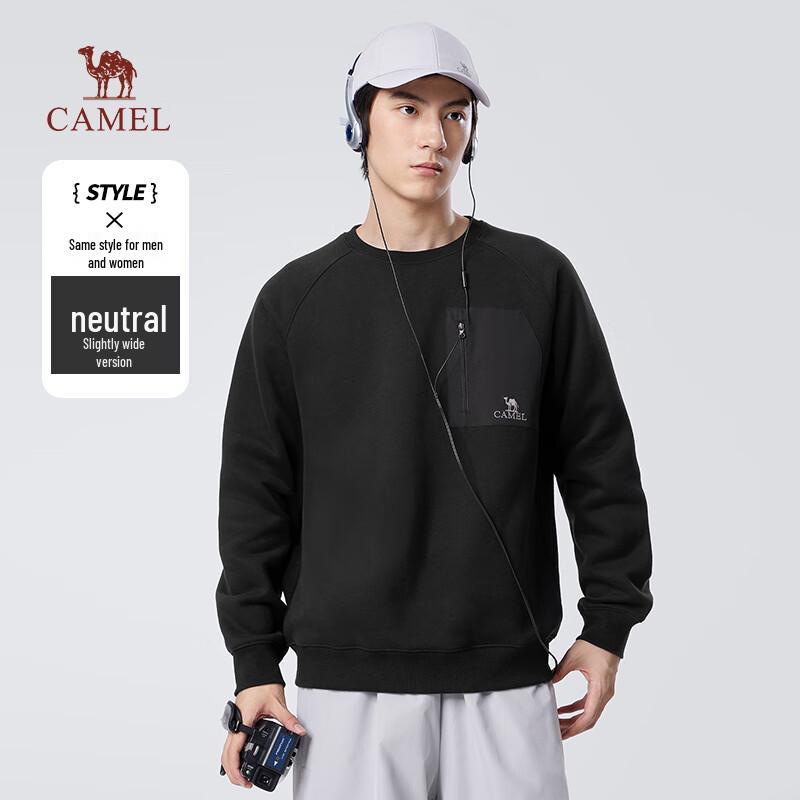 Camel Herren Casual Rundhals Pullover Sweatshirt