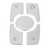 Multimedia Button Cover Trim Aluminum Alloy Stickers Fit for Mercedes Benz ML GL Class 2015 2019