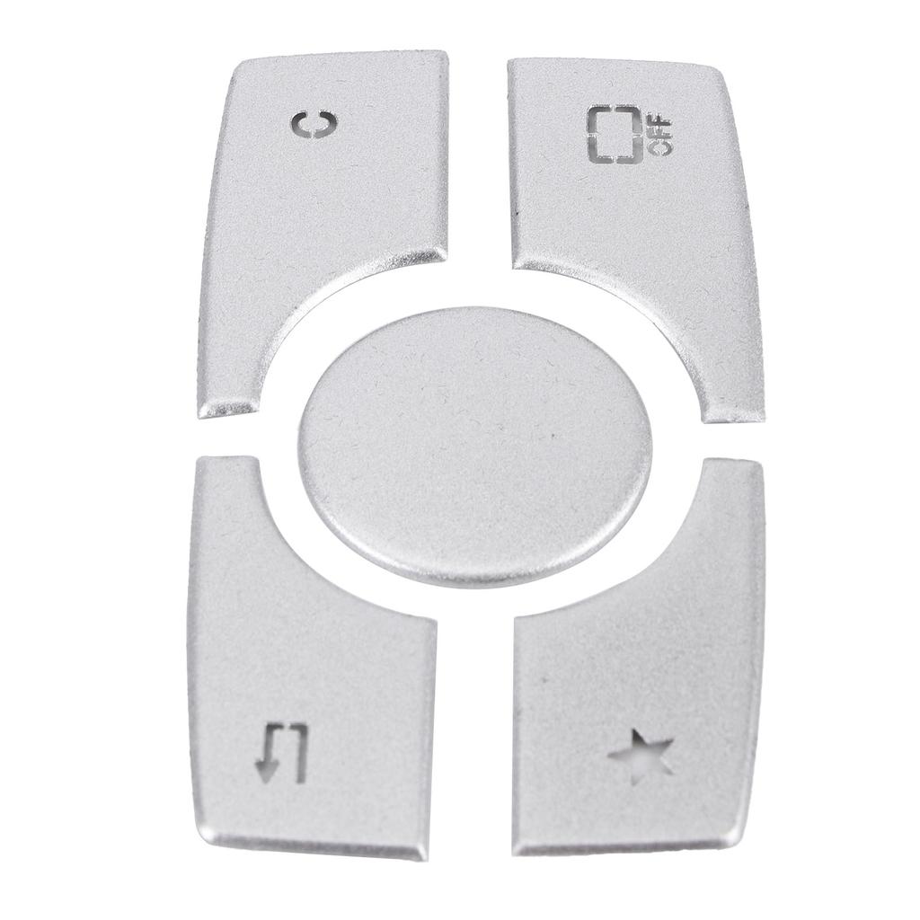 Multimedia Button Cover Trim Aluminum Alloy Stickers Fit for Mercedes Benz ML GL Class 2015 2019