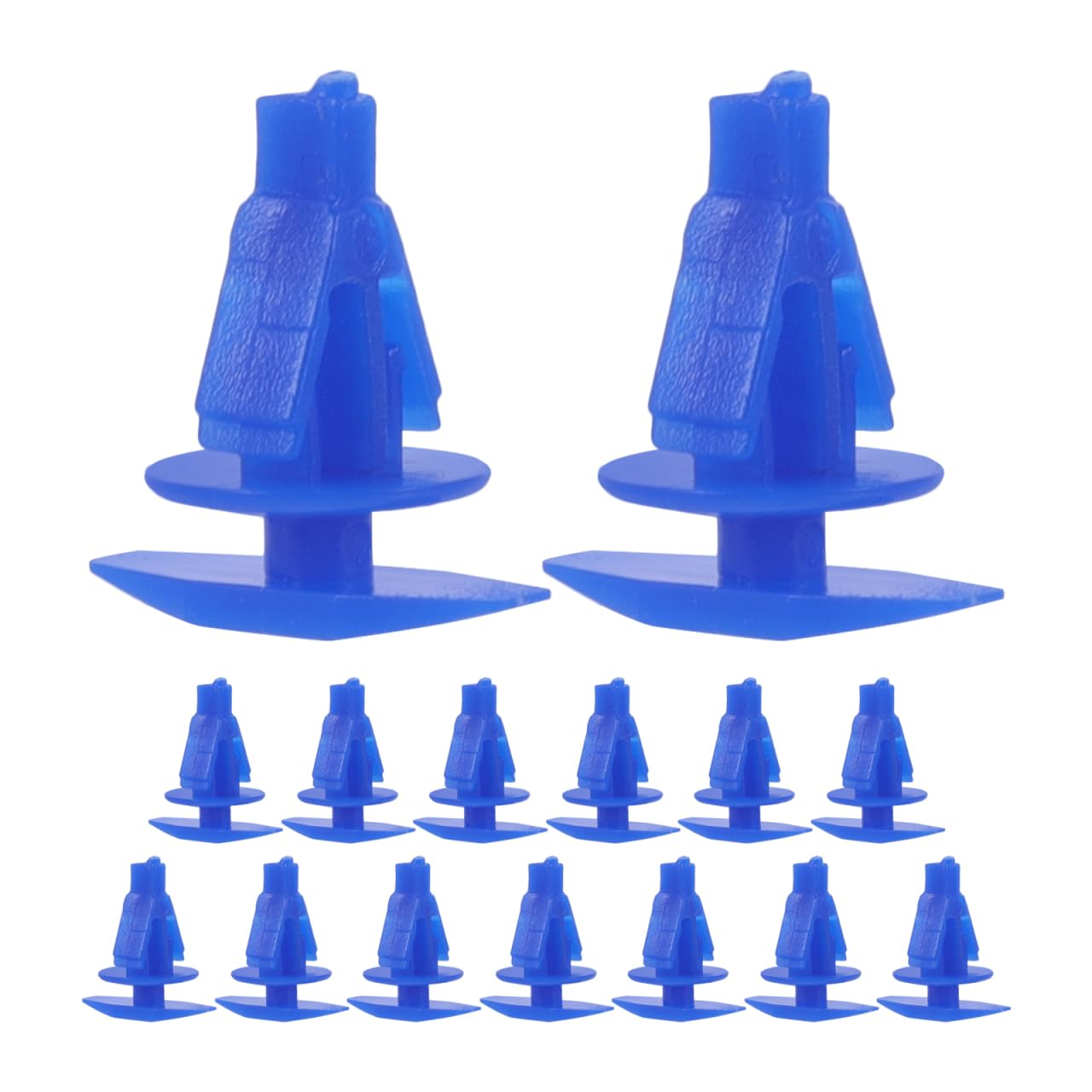 

GLEAVI 100pcs Car Weatherstrip Clip Auto Fastener Auto Weather Strip Accessories 1.50X1.40X0.80CM синий