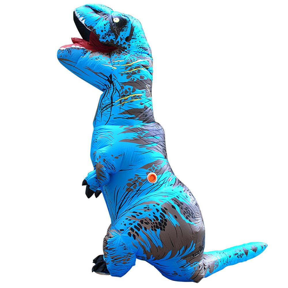 Adult Kids T-Rex Dinosaur Inflatable Costumes Purim Halloween Christmas Mascot Anime Party Cosplay Costume Dress Fancy Suits