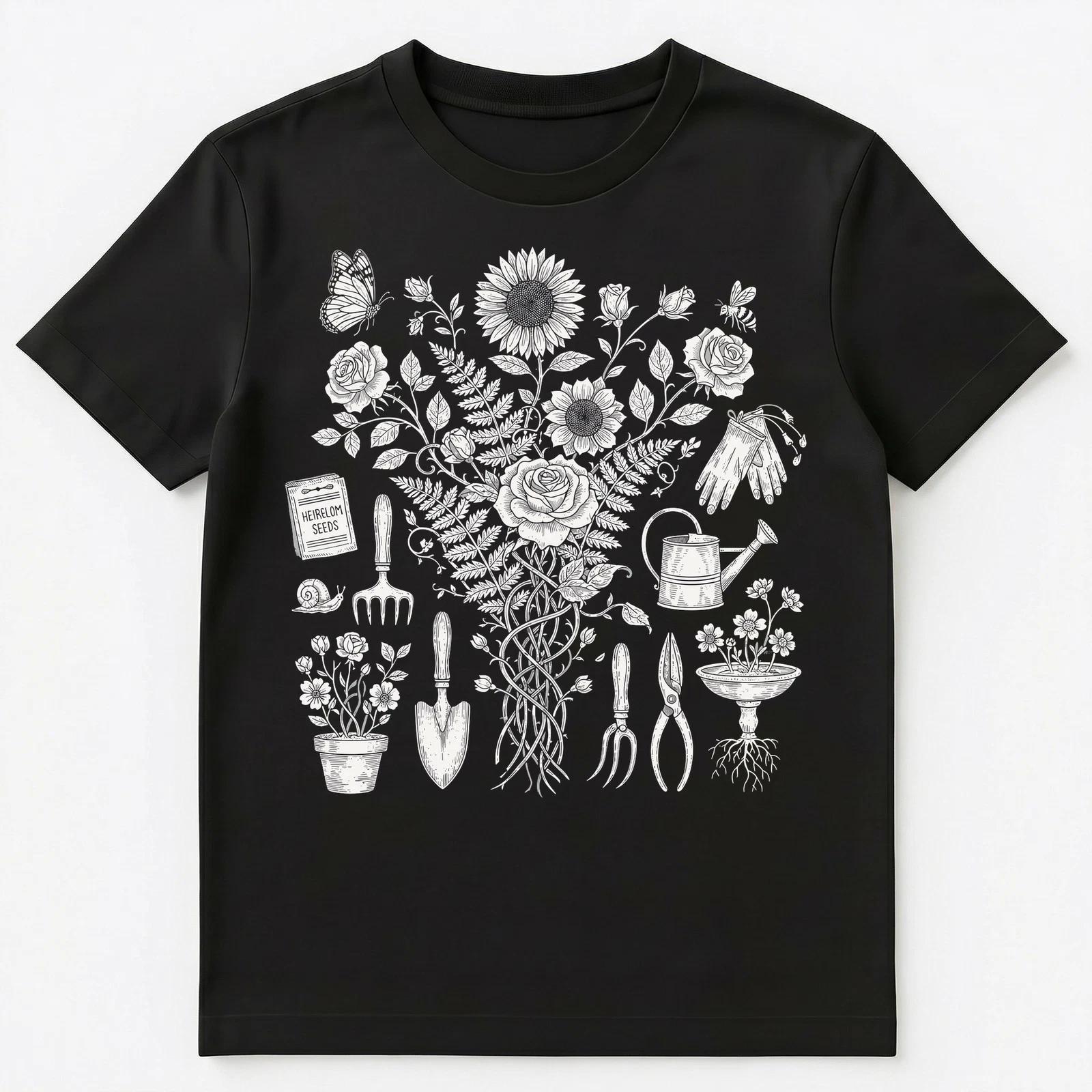 

Gardener Enthusiast Floral Nature Horticulture Unisex T-Shirt 4XL