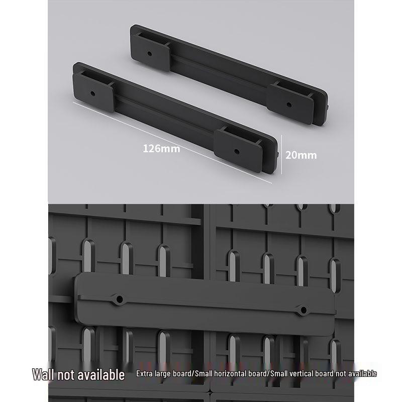 No-Drill Wall-Mounted Pegboard: Customizable Storage Hooks & Baskets Display for Home or Study Room.