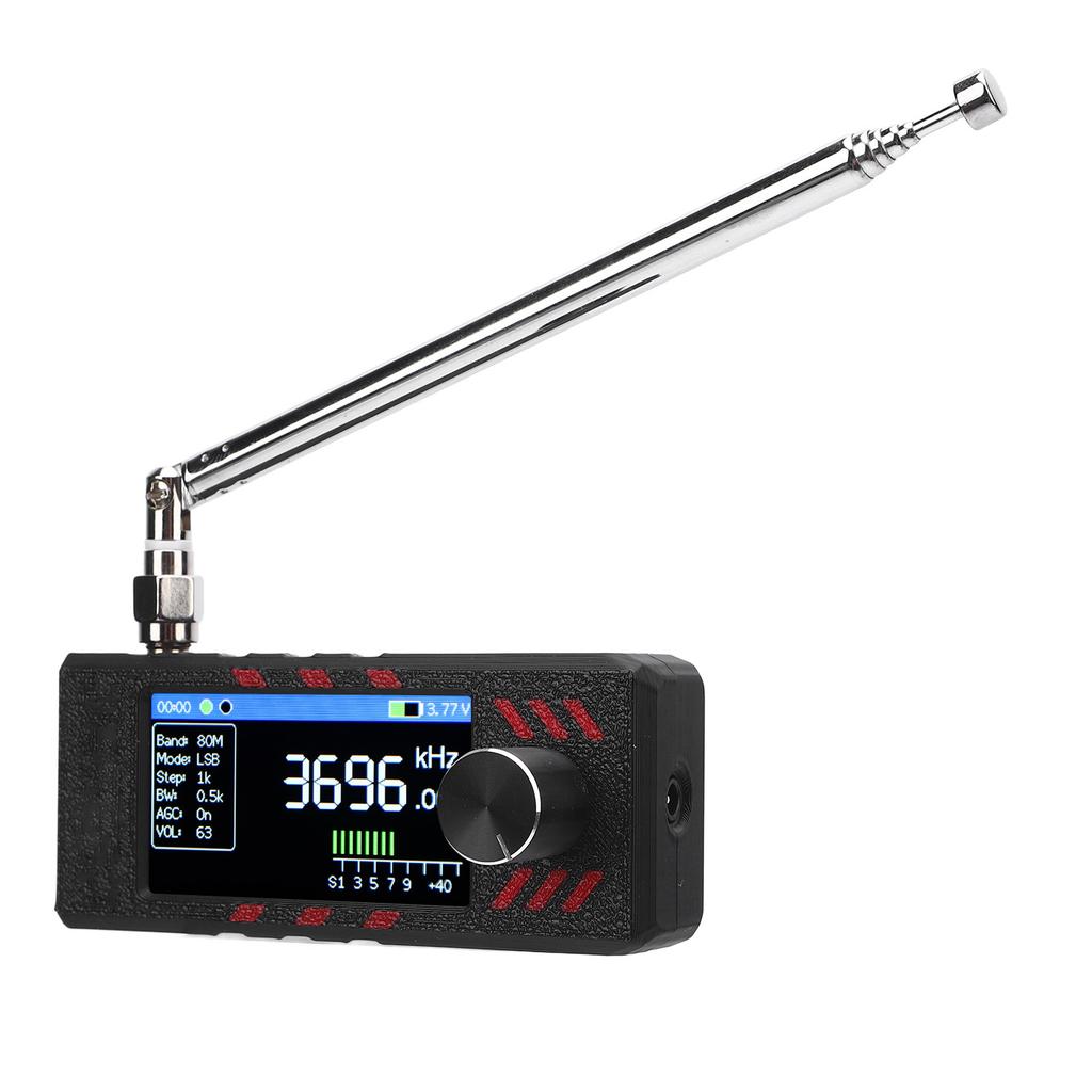 Mini Radio Receiver 1.9 Inch Color Screen Full Band Receiver Support FM AM LSB USB Mode