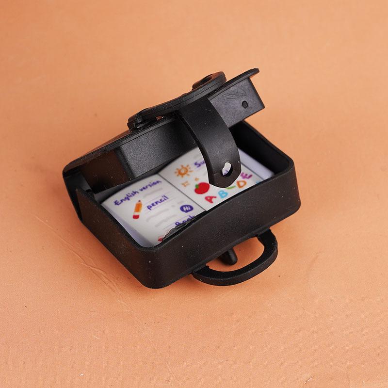 1 Set Classroom Decor Toy 1:12 Dollhouse Miniature Desks Chairs Blackboards Books Schoolbags Model Doll House Accessories