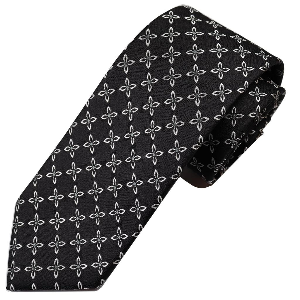 Michiko London Bonded Fabric with Lining for Made In KOSHINO Brand Komon Wrinkle-Resistant Volume, Japan, Necktie, Pattern, 100% Silk, Unisex, MKJ-041