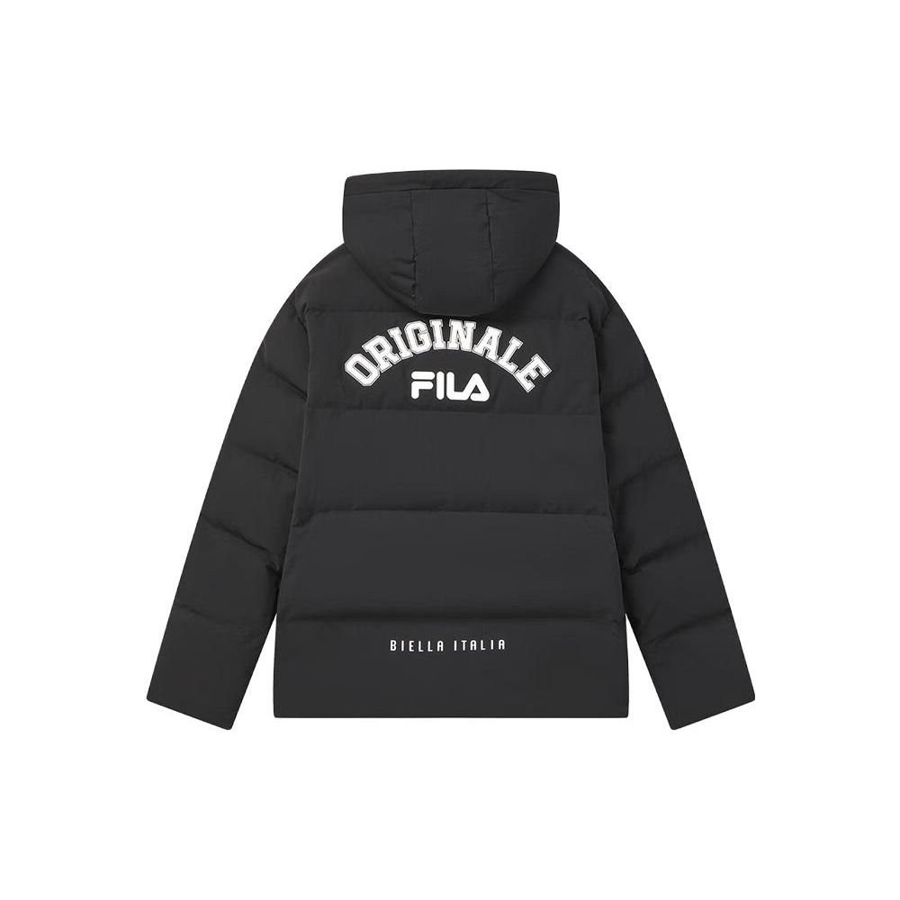Fila Letter Zip-Up Hoodie Jacket Unisex Jackets Black F11U349901FBK