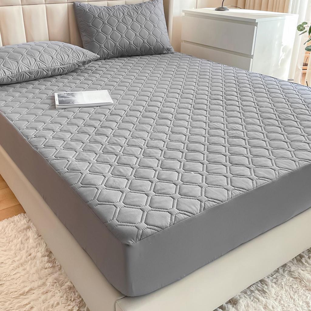 Mattress Protector Square Plaid Pattern Water Resistant Dust Proof Anti Urine Penetration Mattress
