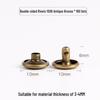 4-12mm DIY Metal Double-Sided Cap Rivet - Decorative Shoe Repair Accessory