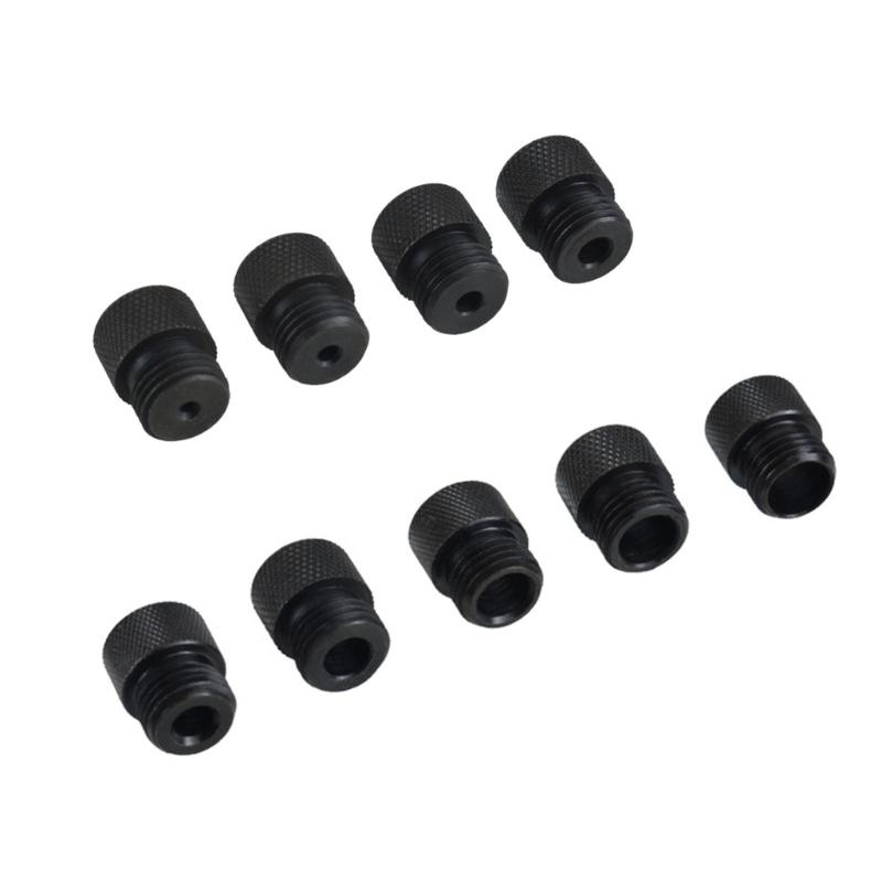 Professional 6Pcs Drill Guide Bushings Sturdy Carbon Steel Rustproof Drill Sleeve For 2mm To 10mm Hole Alignment
