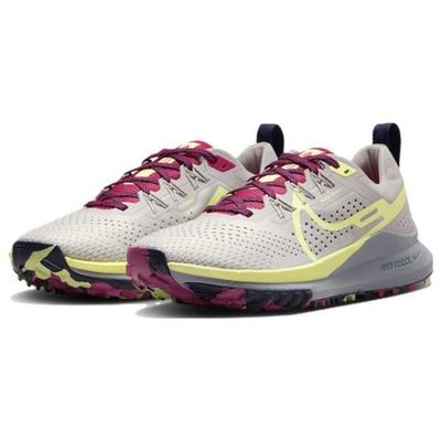 React Pegasus Trail 4 Platinum Violet Luminous Green W - DJ6159-002