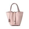 High-Grade Leather Large Capacity Women's Bucket Crossbody Bag - Bridal, Mommy, Handbag