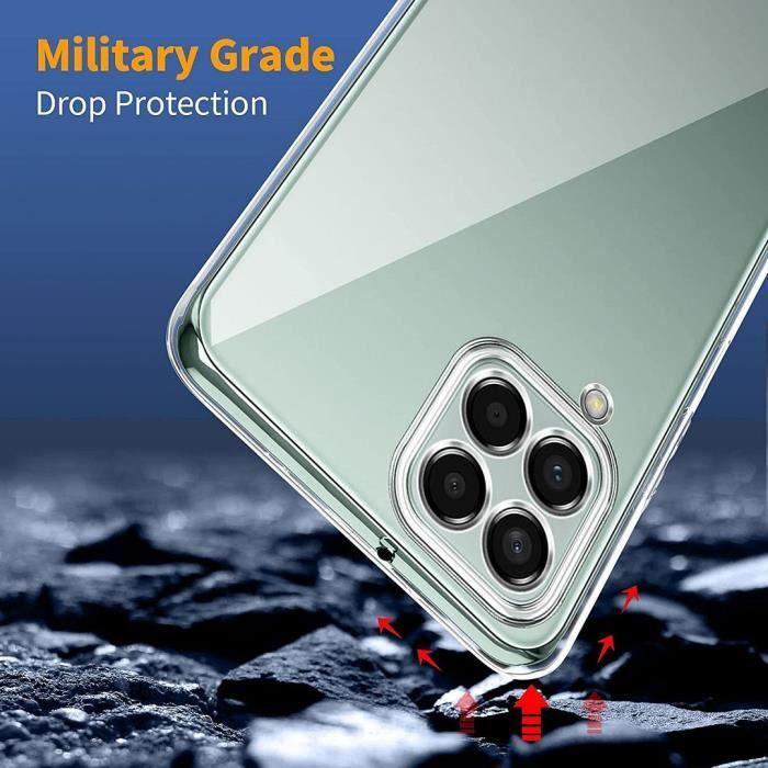 Coque de protection - BOOLING - Samsung M33 5G - Silicone Transparent - Lot 2 Verres Trempés - Antichoc