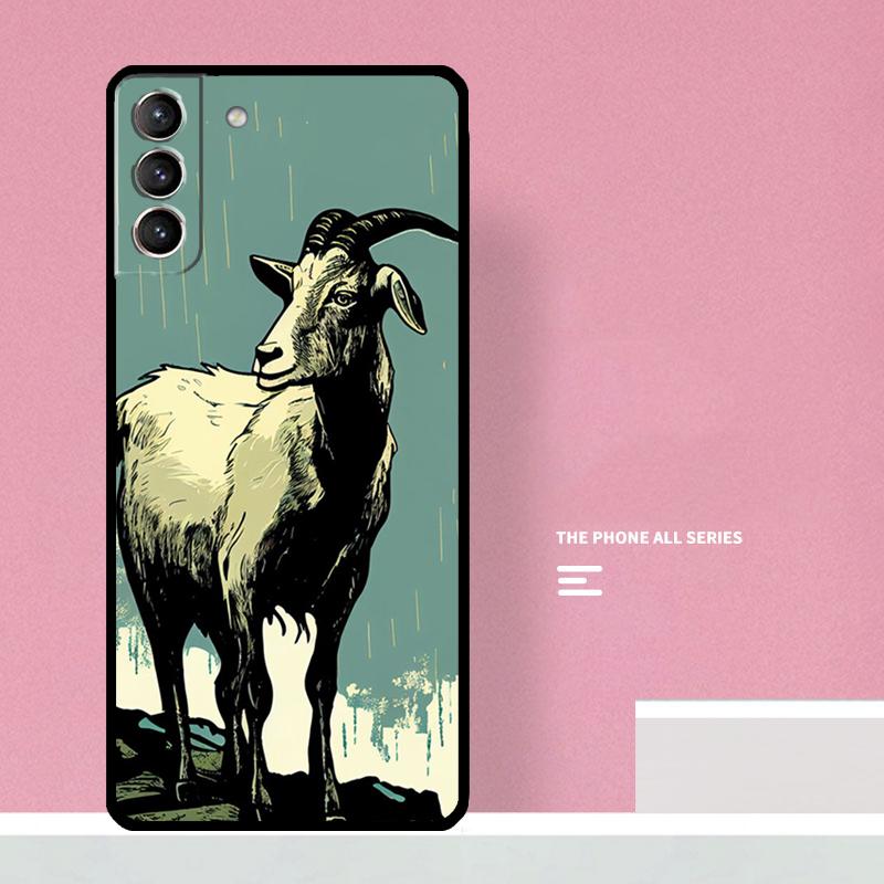 Cute Baby Pygmy Goat Phone Case For Samsung Galaxy S25 Ultra S20 S21 S22 S23 S24 S9 S10 Plus S25 FE Cover Coque