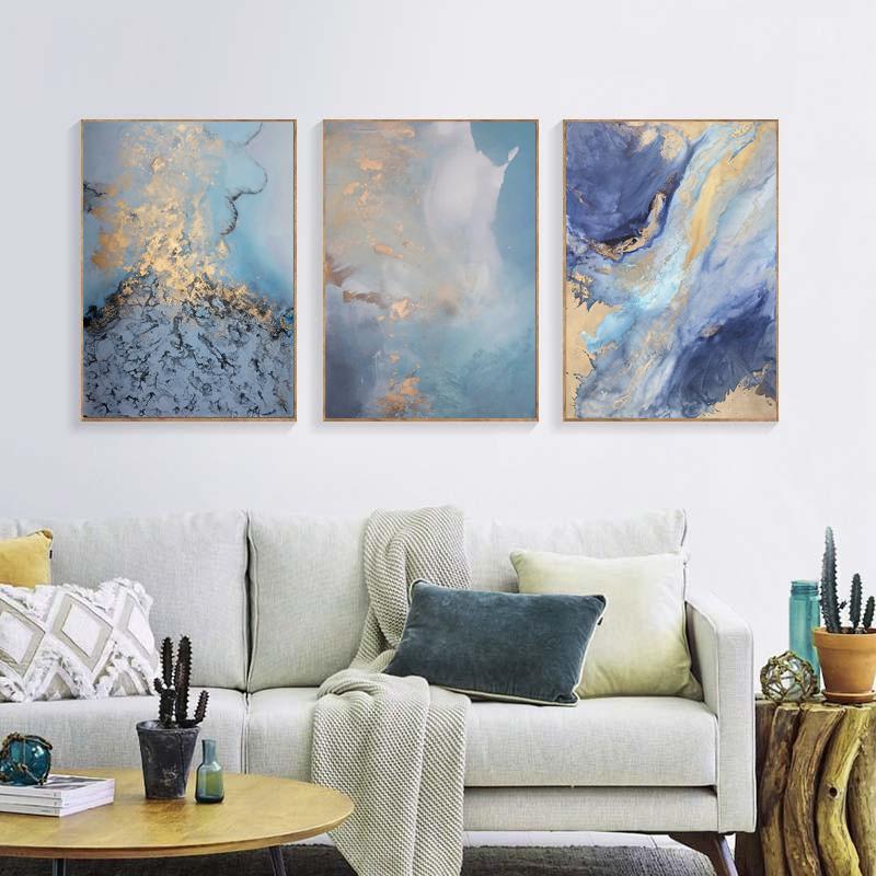 Paintings for Home Room Abstract Luxury Poster Frameless Wall Art Prints Modern Home Room Decor Picture Prints No Frame
