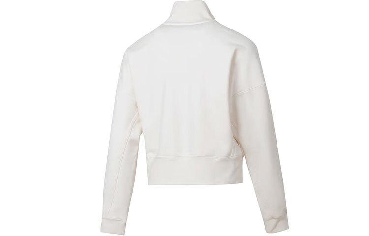 adidas Solid Color Logo Stand Collar Long Sleeve Jacket IM8850