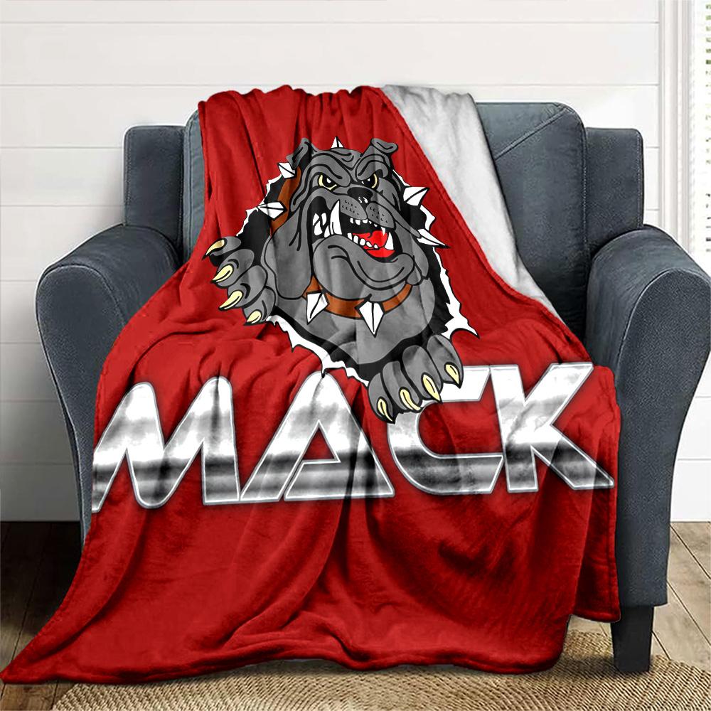 Bulldog Spirit Gear Flannel Blanket Super Soft Warm Cozy Blanket For Sofa Bed Office Travel Allseason Home Decor Gift