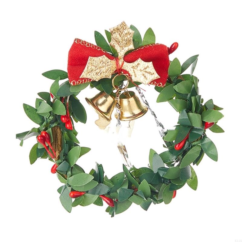 

KX4B Pack of 10 Christmas Celebration Decors Flower Bowknot Gift Box Embellishment