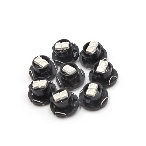 

A ABSOPRO 5050 Автомобильная T4.7 Светодиодная Клиновидная Лампа Подсветки Панели Приборов Пластик Зеленый (Набор из 8)