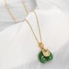 Simple Necklace Elephant Pendant Choker Fashion Gold Plated Chain  Women