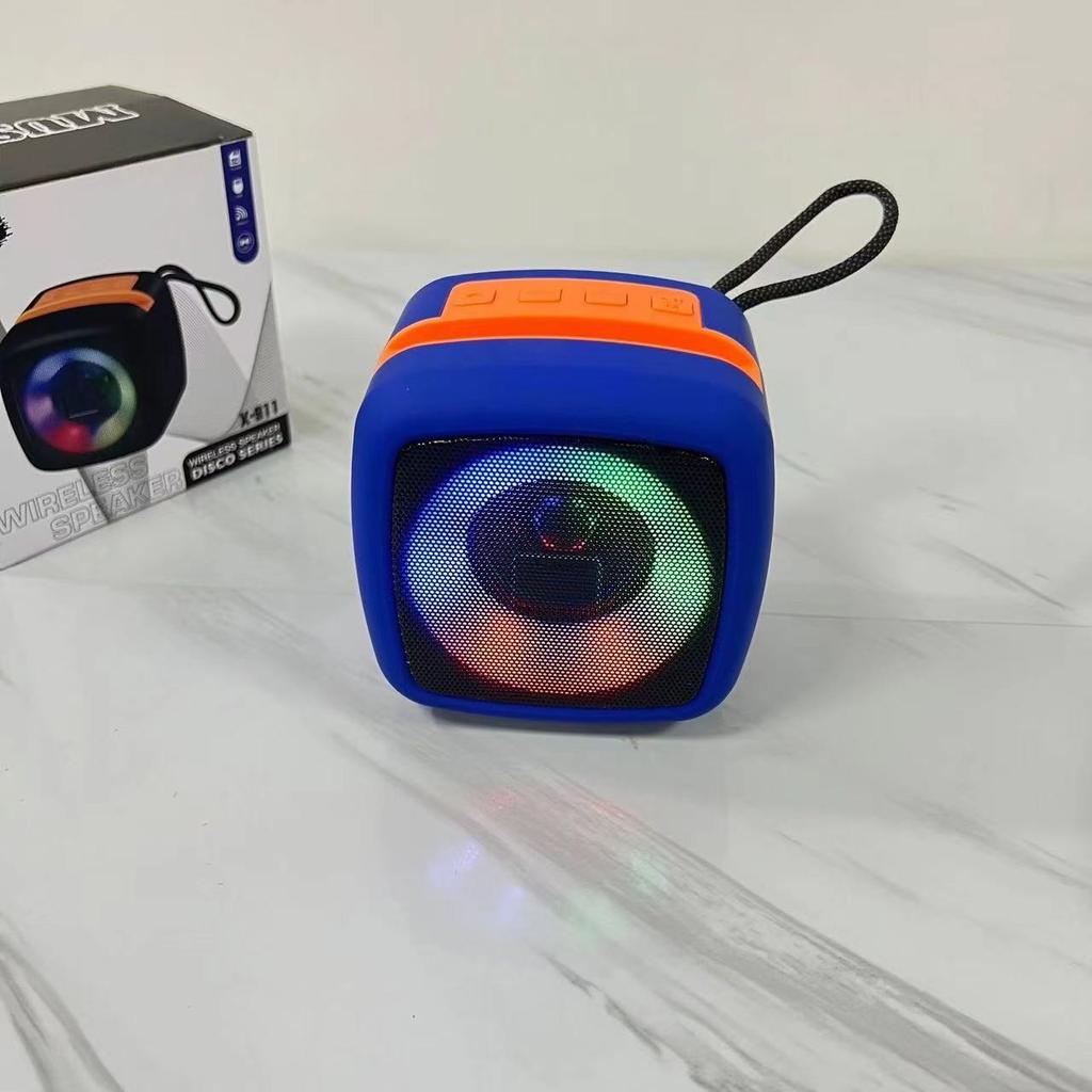 X-911 Portable Bluetooth Speaker Outdoor High Power Car Mini Home Desktop Subwoofer Small Steel Cannon Audio