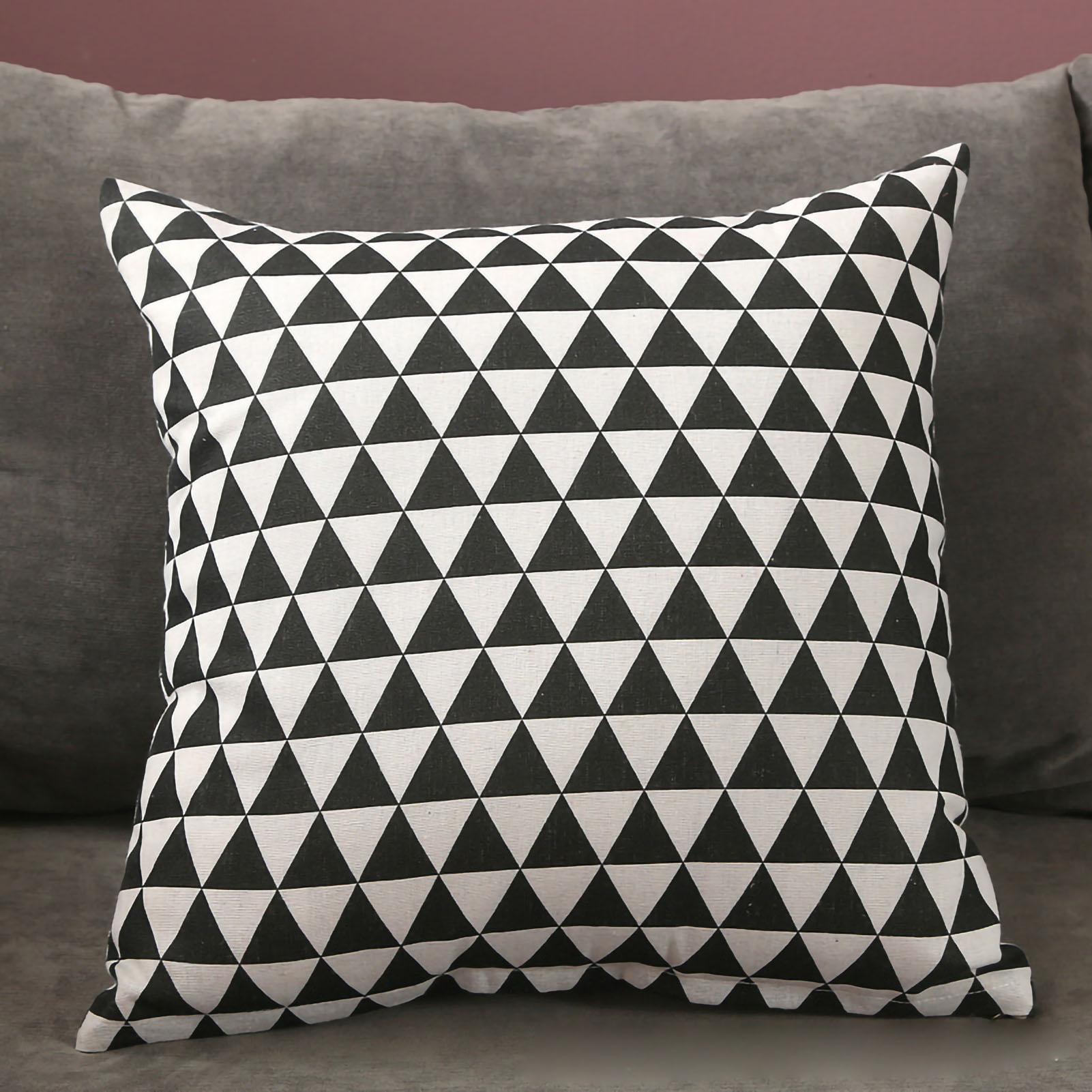 

Главная Наволочка Диван Подушки Аксессуары Лен Скандинавский Стиль Повседневное Использование Домашний Текстиль Цветной 40x40 чёрный