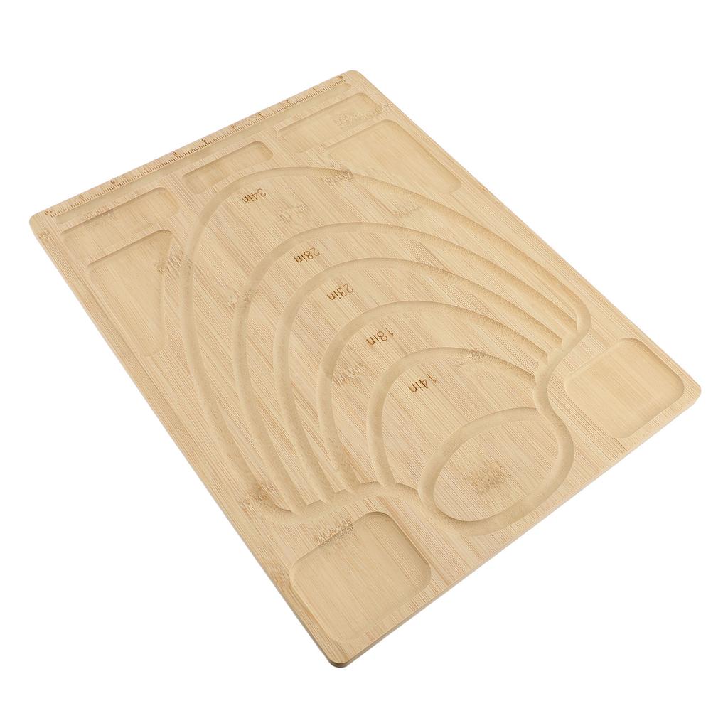 Bead Board Jewelry Making Beading Tray Necklace Design Mat Bambusoideae 28.5x38x1cm