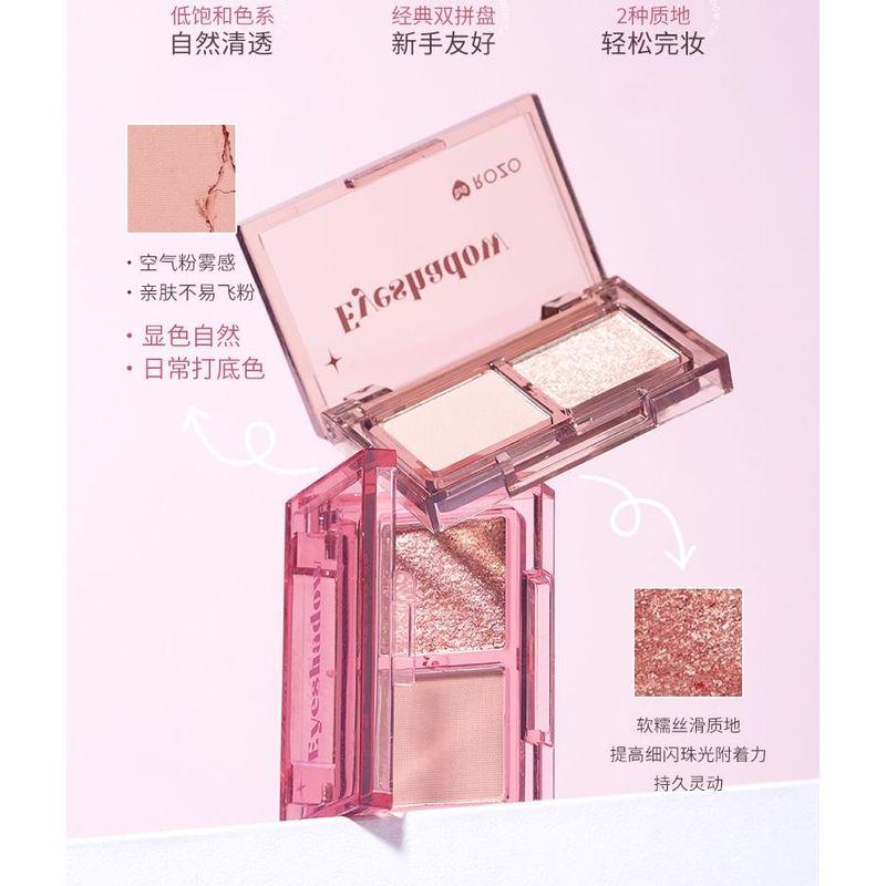 ROZO - Mini Two-Tone Eyeshadow Palette - 4 Types