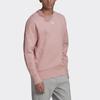 adidas Sports Round Neck Pullover Sweatshirt Men Tops Pink HB0479