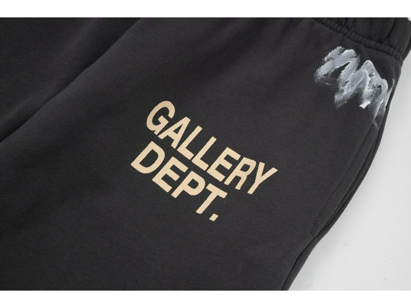 GALLERY DEPT Men's Classic Hand-Painted Splatter Graffiti Cotton Sweatpants