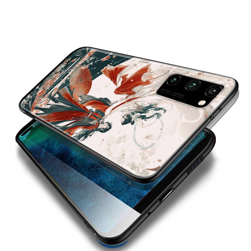 Heaven Official's Blessing Silicone Cover For Huawei Honor 30i 30S 30 20S 20 V20 10i 10X 10 9A 9S 9C 9X Pro Lite Phone Case