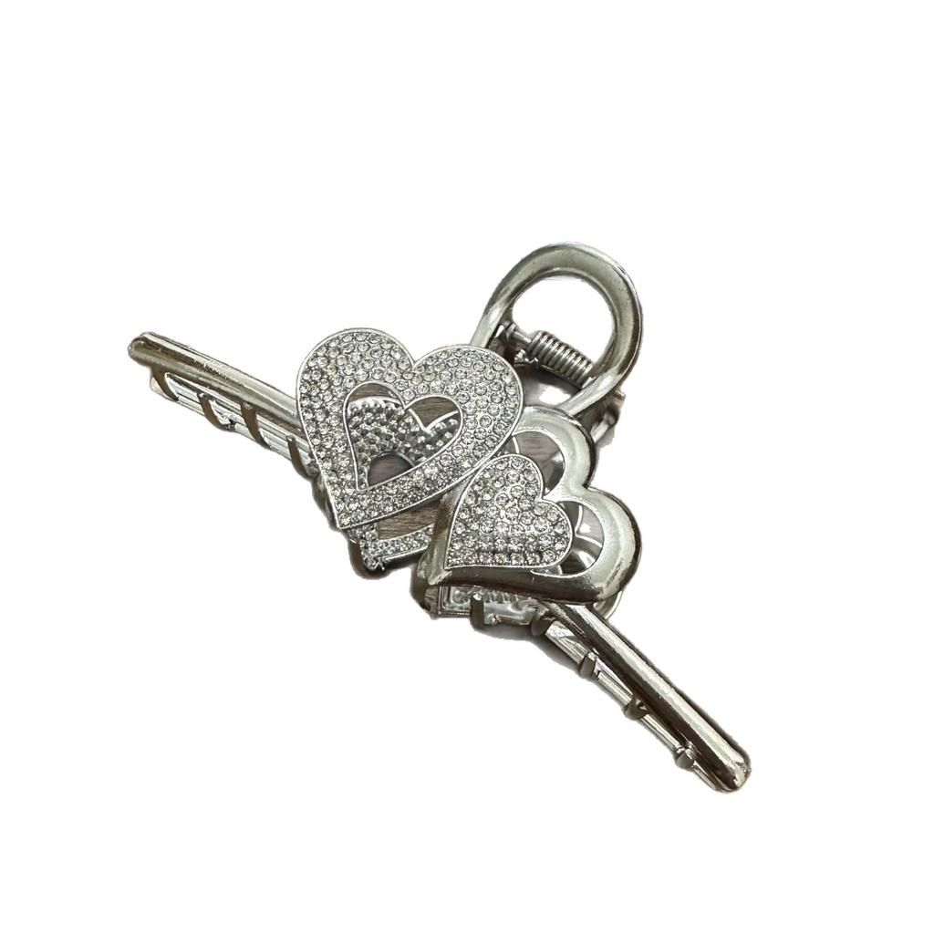 Alloy Womens Back-of-Head Grabber Large High-End Hair Claw Clip Summer 2026 Shark Clip Headpiece Japan and Korean Style