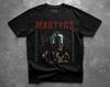 T-shirt Grafica Horror Martiri, T-shirt Cinema Estremo Francese, Nuova Maglietta Estremità Francese, Maglietta Oversize Horror di Culto, Film di Pascal Laugier, gore