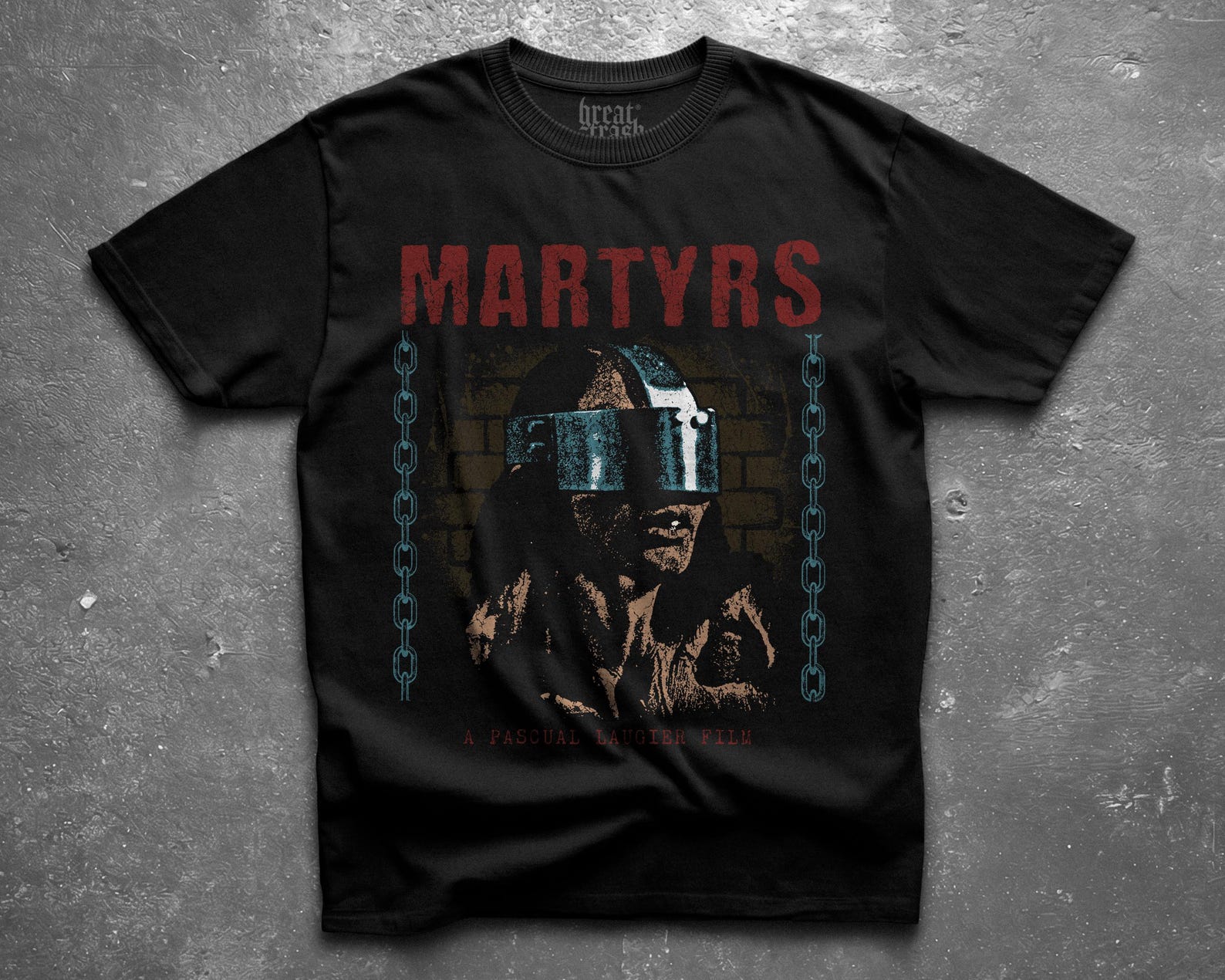 Martyrs Horror Graphic Tee, French Extreme Cinema T-Shirt, New French Extremity Shirt, Cult Horror Oversize Tee, Pascal Laugier Film, gore 2XL