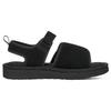 UGG Cow Split Leather Stylish Sandal Men's Black 1136650-BLK