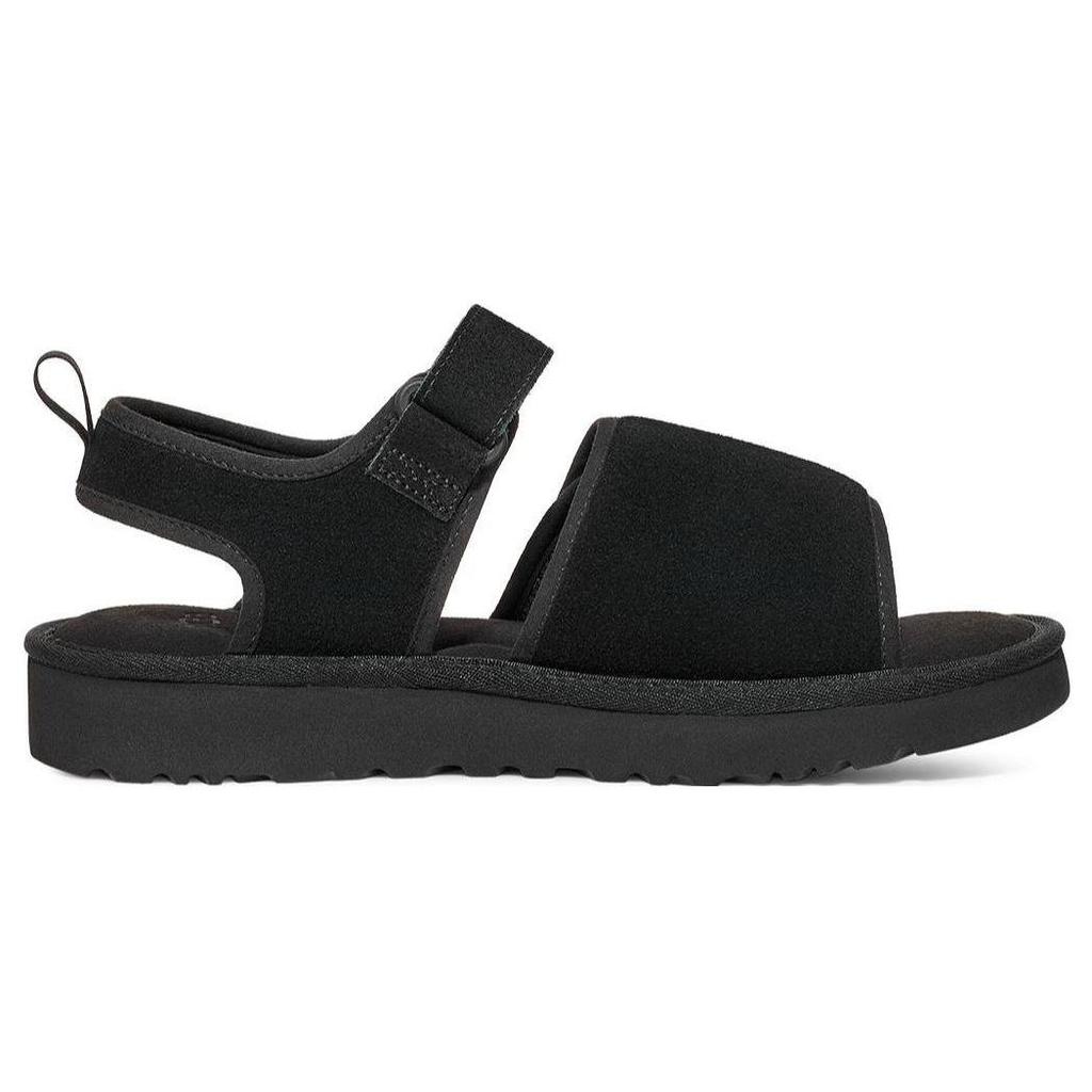 UGG Cow Split Leather Stylish Sandal Men's Black 1136650-BLK