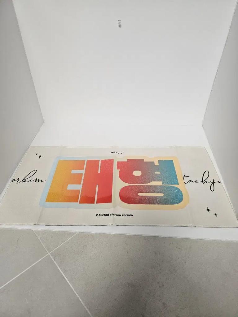 BTS Bangtan Boys () V Taehyung Slogan Set